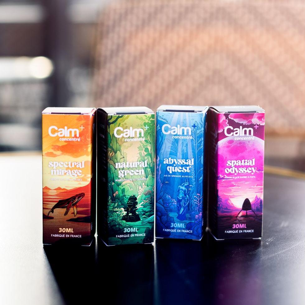 Concentrés Calm+ 30ml sans CBD mais avec du kif
