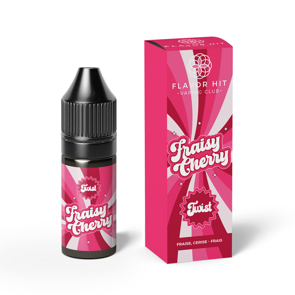 [FRACHETW10ML6] Fraisy Cherry 10ml - Flavor Hit TWIST (6 mg/mL)