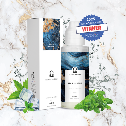 [CLDE200M100ML] Cloud Empire 100ml | 200% Menthe