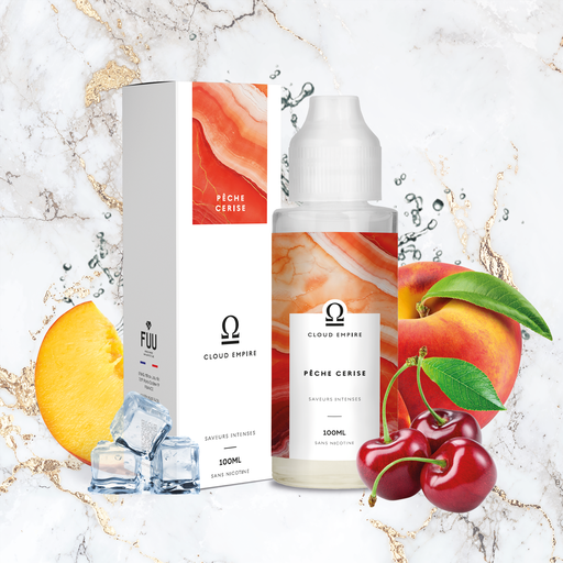 [CLDEPECHC100ML] Cloud Empire 100ml | Pêche Cerise