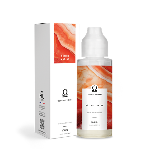 [CLDEPECHC100ML] Cloud Empire 100ml | Pêche Cerise